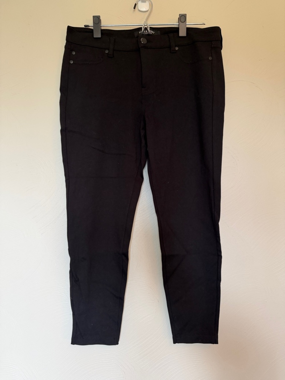 Liverpool Jacqueline Black Skinny Pants
